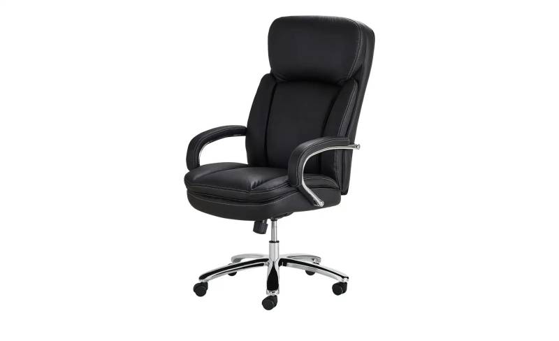 Komfort-Chefsessel  Bode XXL ¦ schwarz ¦ Maße (cm): B: 61 H: 124,5 T: 79.5 Stühle > Bürostühle - Höffner
