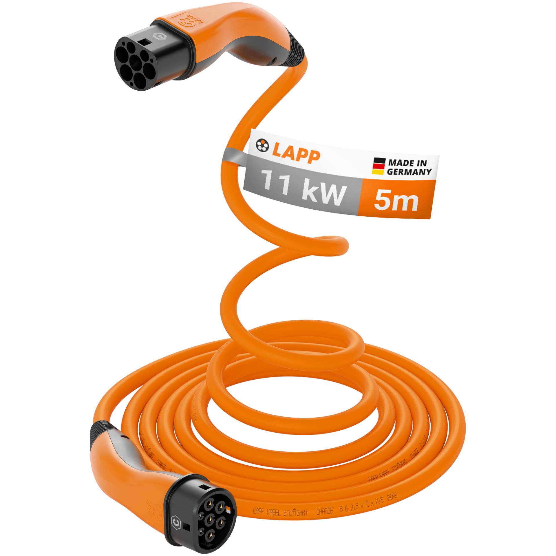 LAPP Komfort-Ladekabel 'Helix' Typ 2 für Elektro- und Hybridfahrzeuge bis zu 11 kW 5 m LAPP Komfort-Ladekabel 'Helix' Typ 2 für Elektro- und Hybridfahrzeuge bis zu 11 kW 5 m von LAPP