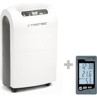 Komfort Luftentfeuchter TTK 100 E mit Heißgas-Abtausystem + Raum-Thermohygrometer BZ05 von Trotec