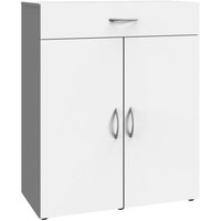 Kommode 2-türig Breite ca. 80 cm mit Schubkasten MULTIRAUMKONZEPT von Wimex / Weiß