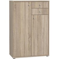 Kommode 2-türig T2KK20 TEMPRA von Forte Sonoma Eiche