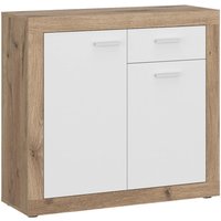 Kommode Focus Eiche Viking Nachbildung weiß glänzend B/H/T: ca. 94,2x90x39 cm von XXXL
