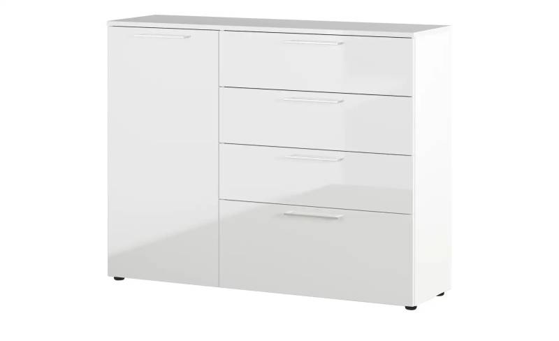 uno Sideboard  Glossy ¦ weiß ¦ Maße (cm): B: 135 H: 107 T: 40.0 Kommoden & Sideboards > Sideboards - Höffner