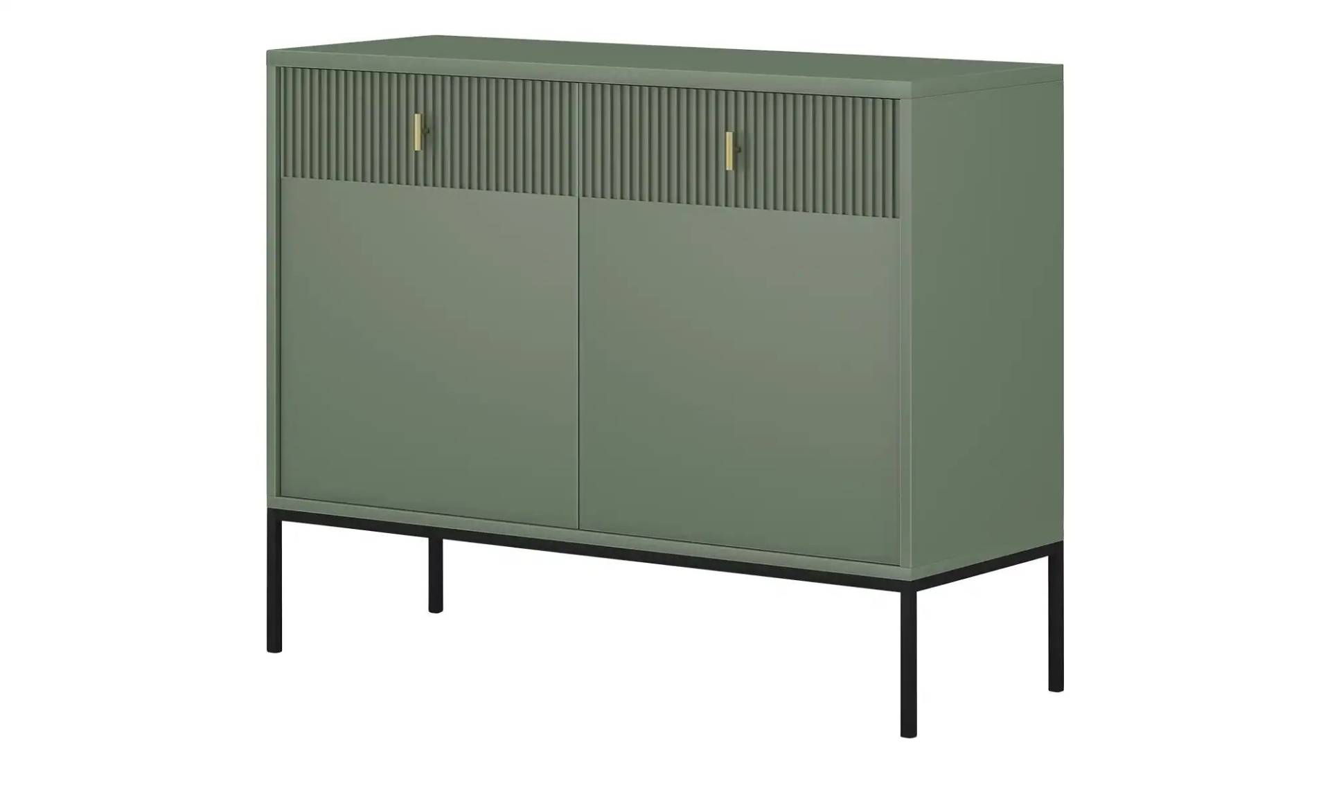 Kommode  Maglione ¦ grün ¦ Maße (cm): B: 104,2 H: 82,6 T: 39.0 Kommoden & Sideboards > Kommoden - Höffner