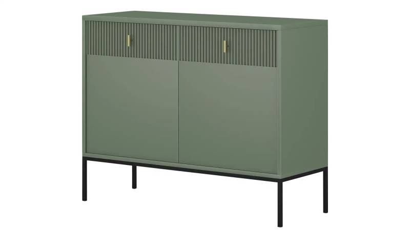 Kommode  Maglione ¦ grün ¦ Maße (cm): B: 104,2 H: 82,6 T: 39.0 Kommoden & Sideboards > Kommoden - Höffner