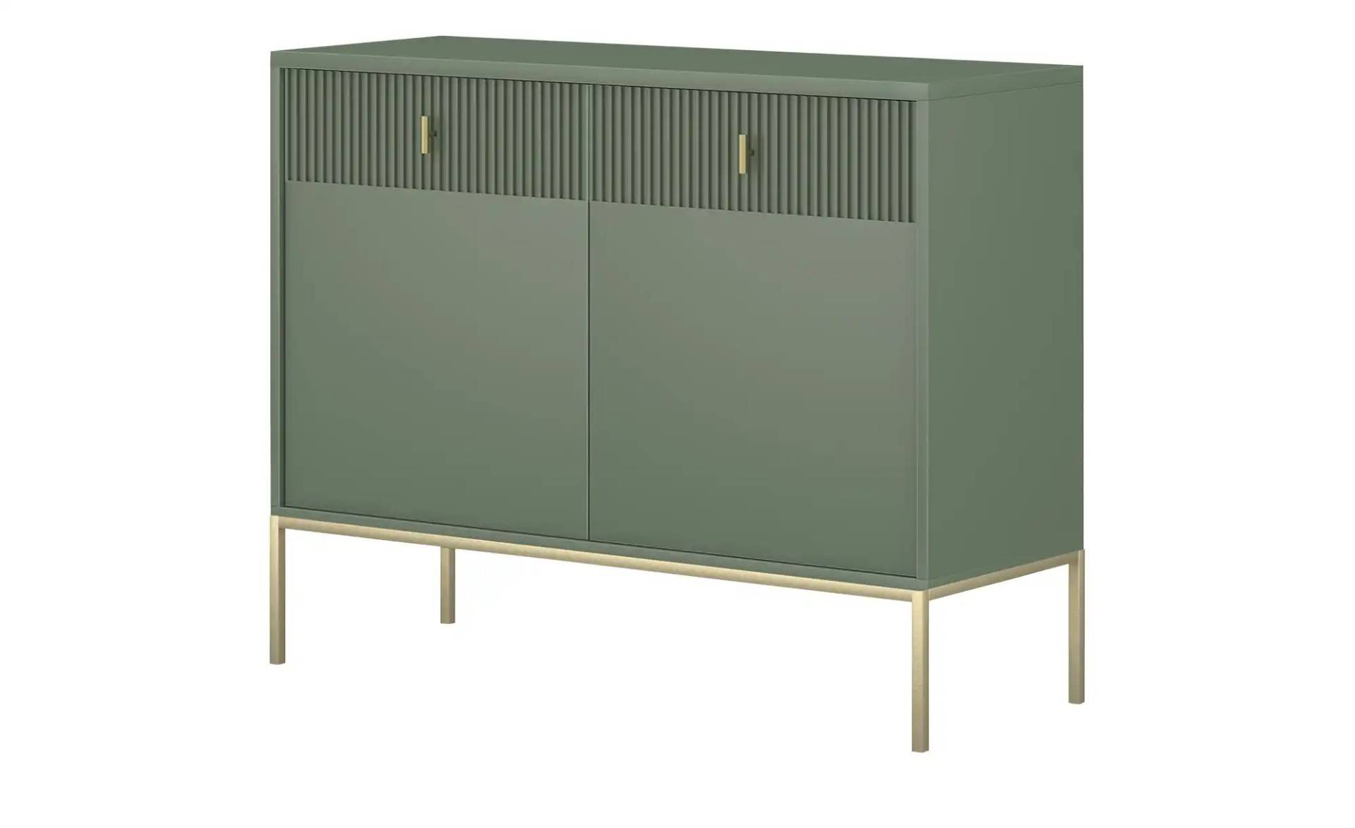 Kommode  Maglione ¦ grün ¦ Maße (cm): B: 104,2 H: 82,6 T: 39.0 Kommoden & Sideboards > Kommoden - Höffner