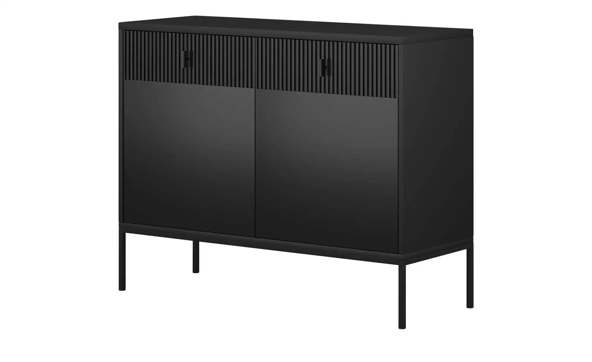 Kommode  Maglione ¦ schwarz ¦ Maße (cm): B: 104,2 H: 82,6 T: 39.0 Kommoden & Sideboards > Kommoden - Höffner