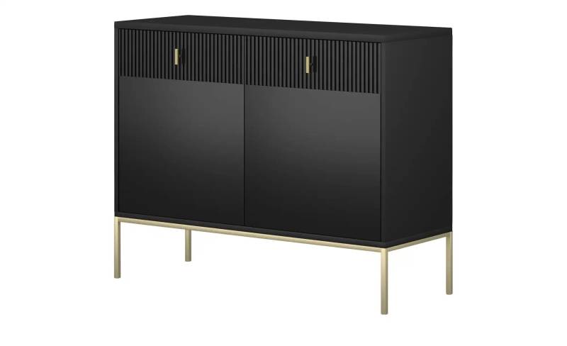 Kommode  Maglione ¦ schwarz ¦ Maße (cm): B: 104,2 H: 82,6 T: 39.0 Kommoden & Sideboards > Kommoden - Höffner