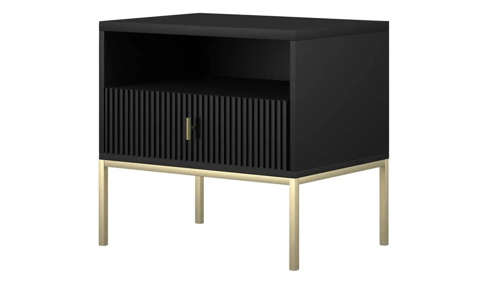 Kommode  Maglione ¦ schwarz ¦ Maße (cm): B: 54 H: 52 T: 39.0 Kommoden & Sideboards > Kommoden - Höffner