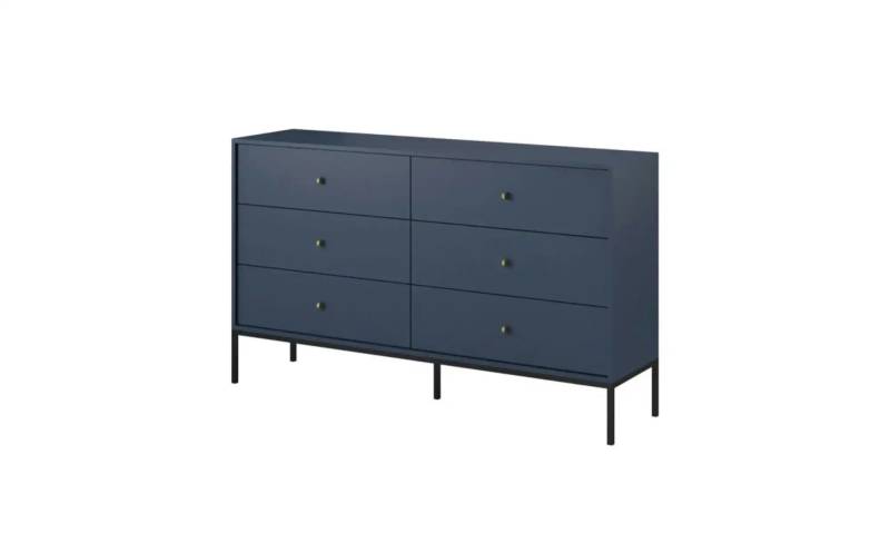 Kommode  Molly ¦ blau ¦ Maße (cm): B: 154 H: 91 Kommoden & Sideboards > Kommoden - Höffner