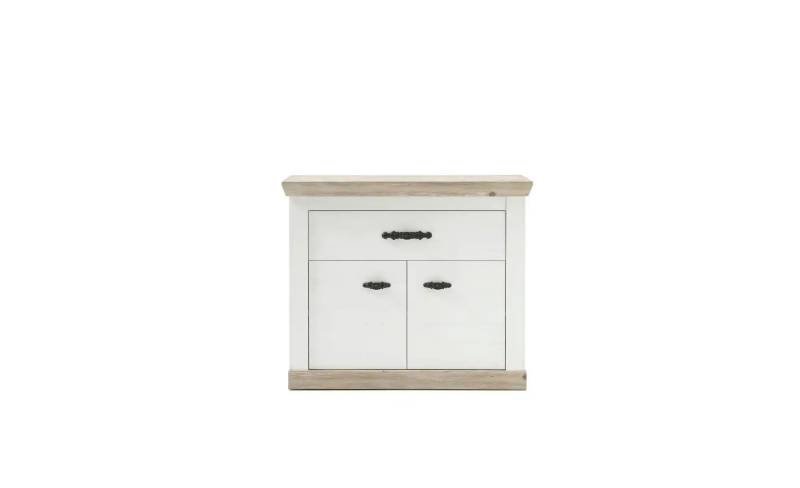 Kommode  Roble ¦ weiß ¦ Maße (cm): B: 107 H: 45 T: 45.0 Schränke > Buffets - Höffner