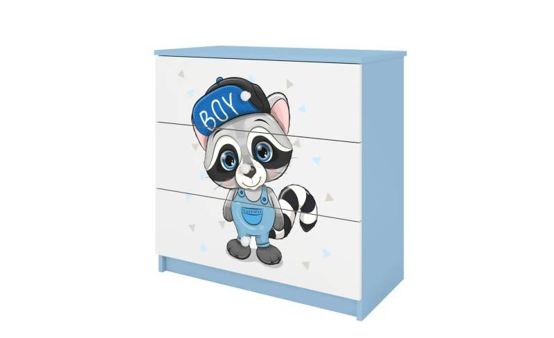 Kommode  Waschbär ¦ blau ¦ Maße (cm): B: 81 H: 80,5 Kommoden & Sideboards > Kommoden - Höffner