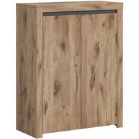 Kommode Woody Nox Oak Nachbildung anthrazit B/H/T: ca. 81x105x37 cm von XXXL