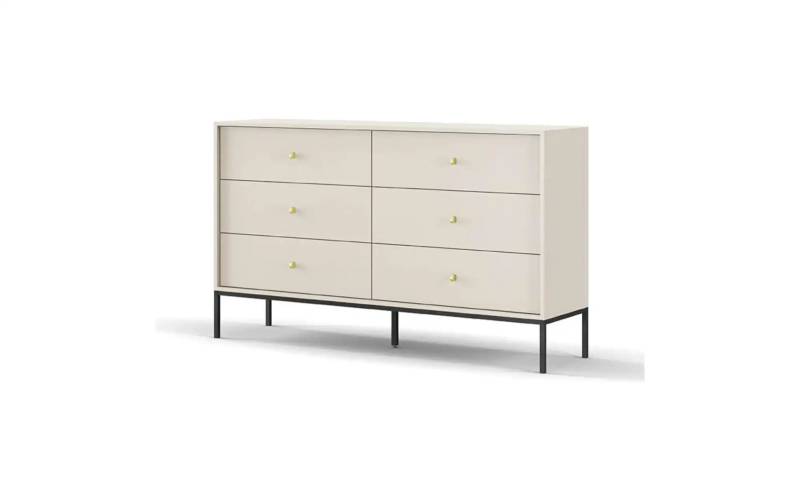 Kommode  Molly ¦ beige ¦ Maße (cm): B: 154 H: 91 Kommoden & Sideboards > Kommoden - Höffner