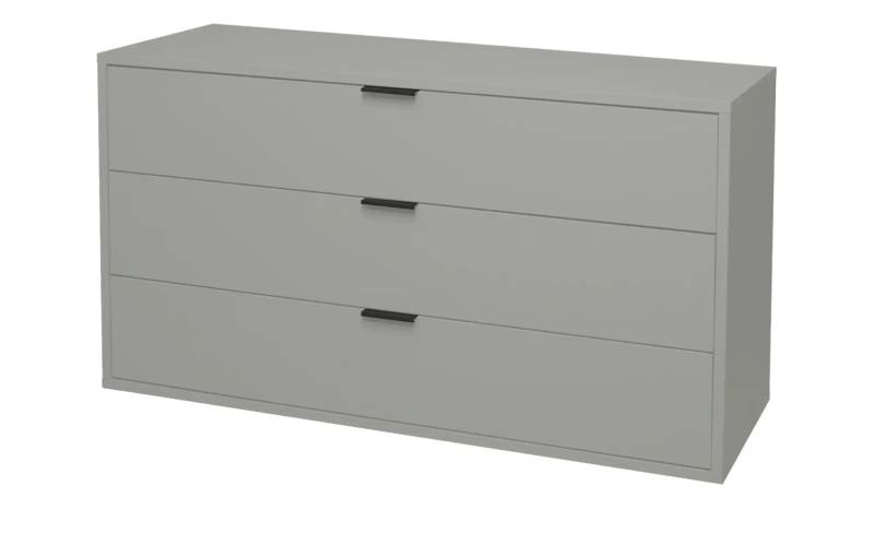 Kommode   ¦ grau ¦ Maße (cm): B: 119 H: 67 T: 45.0 Kommoden & Sideboards > Kommoden - Möbel Kraft