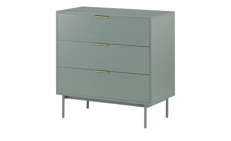 Kommode   ¦ grün ¦ Maße (cm): B: 80 H: 79,5 T: 41.5 Kommoden & Sideboards > Kommoden - Möbel Kraft