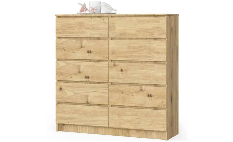 Kommode mit 10 Schubladen Kersten ¦ holzfarben ¦ Maße (cm): B: 120 H: 121 Kommoden & Sideboards > Kommoden - Höffner