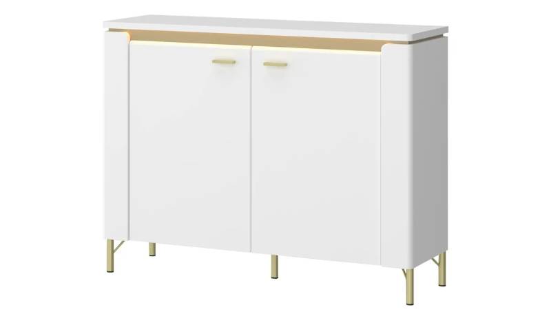 Kommode mit Softclose Losini ¦ weiß ¦ Maße (cm): B: 110,4 H: 87,3 T: 40.0 Kommoden & Sideboards > Kommoden - Höffner