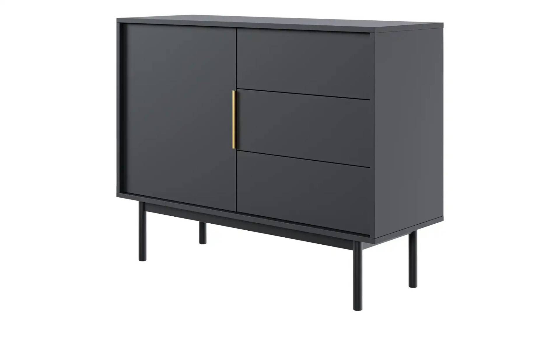 Sideboard   ¦ schwarz ¦ Maße (cm): B: 104 H: 82 T: 39.0 Kommoden & Sideboards > Sideboards - Möbel Kraft