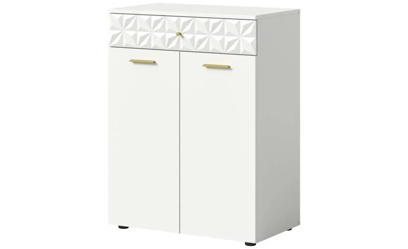 Kommode  Prisma ¦ weiß ¦ Maße (cm): B: 70 H: 92 T: 40.0 Kommoden & Sideboards > Kommoden - Höffner