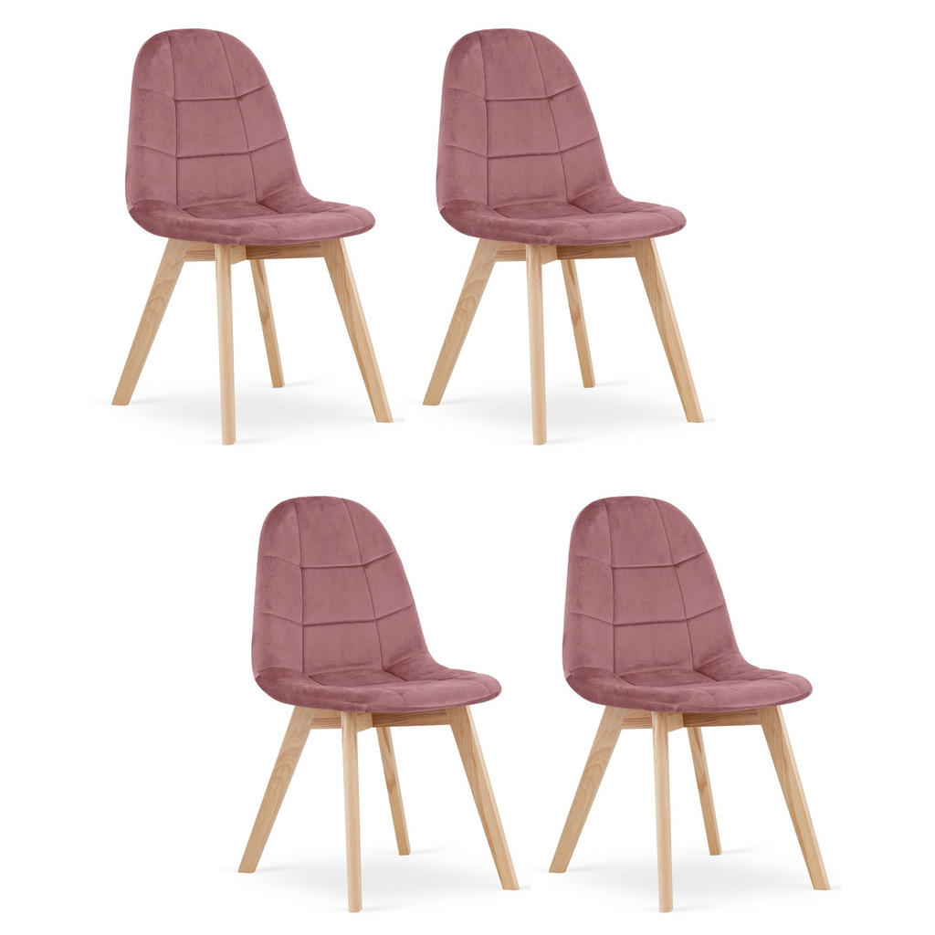 Komodee Stuhl, Hellgrau, Textil, 45x89x53 cm, Esszimmer, Stühle, Esszimmerstühle, Vierfußstühle von Komodee