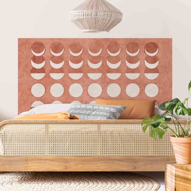 Kopfteil Bett Boho Mondphasen