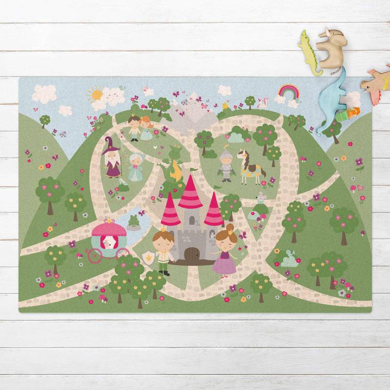Kork-Spielteppich Märchenland - Der Weg zum Schloss
