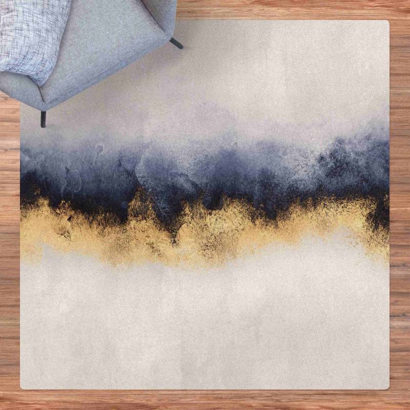 Kork-Teppich Wolkenhimmel mit Gold