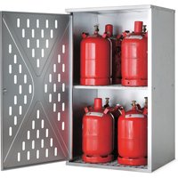 Propangasflaschen-Schrank, 1-flügelige Tür, HxBxT 1.500 x 840 x 690 mm von asecos®