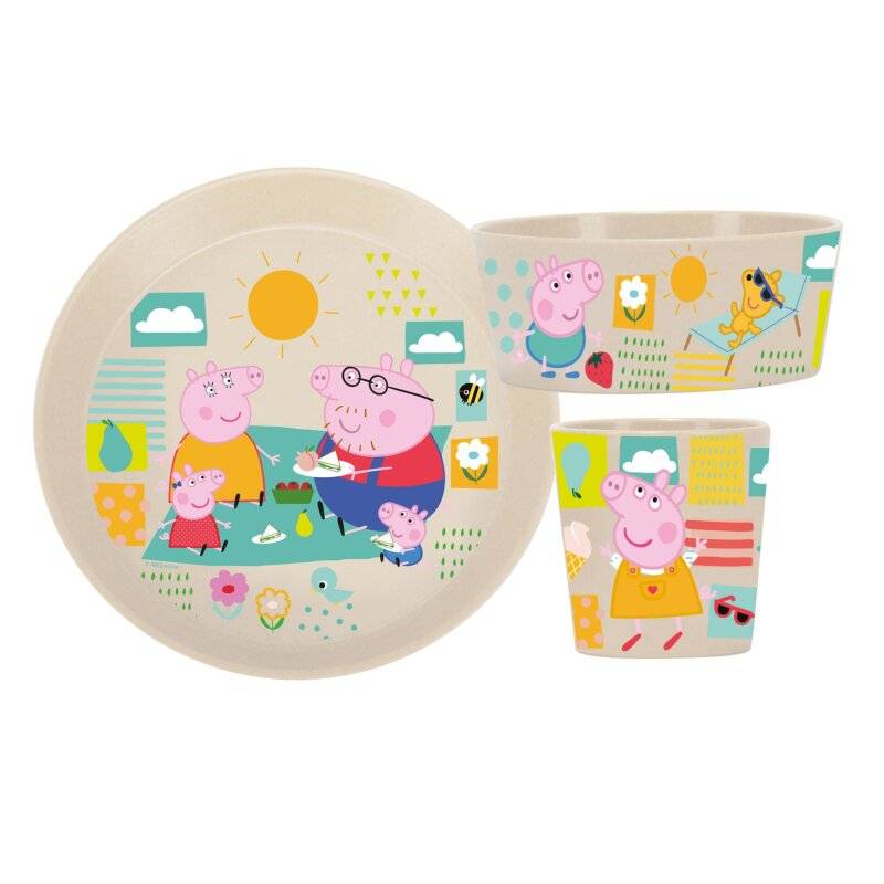Koziol - Connect - Peppa Pig - 3er Set - Sand