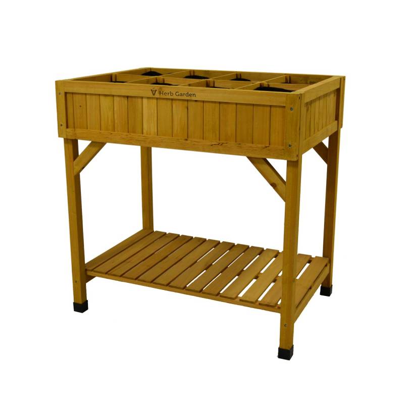 Kräuterhochbeet VegTrug 78 x 58 x 80 cm Natur von Noor