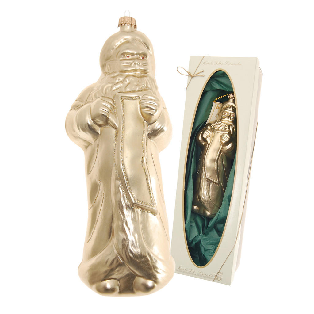 Krebs Glas Lauscha CHRISTBAUMSCHMUCK Gold Krebs Glas Lauscha CHRISTBAUMSCHMUCK Gold