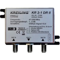 Kreiling Tech. DiSEqC 1.0 Relais 2 Eing.SatA+SatB KR 2-1 DR-II Kreiling Tech. DiSEqC 1.0 Relais 2 Eing.SatA+SatB KR 2-1 DR-II von kreiling