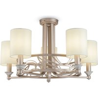 Kronleuchter Metall Stoff 71 cm breit E14 Modern MORAWA von Maytoni