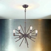 Kronleuchter NELI in Bronze Alt Ø65cm Lampe von ELSTEAD