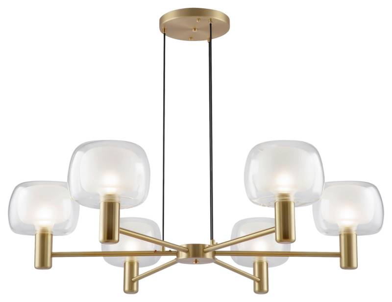 Kronleuchter Vision Goldfarben max. 60 Watt