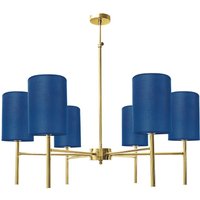 Kronleuchter mit Schirm Ø 88 cm Messing Stoff SOFIS von Ghidini Giovanni Battista