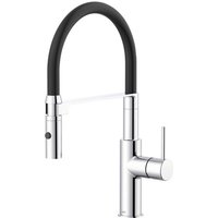 LENZ Küchenarmatur »NALU«, 3/8", Messing, chrom/schwarz-matt - silberfarben | schwarz LENZ Küchenarmatur »NALU«, 3/8", Messing, chrom/schwarz-matt - silberfarben | schwarz von LENZ