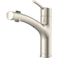 LENZ Küchenarmatur »NEXO²«, 3/8", Messing, nickel-mattfarben - silberfarben von LENZ