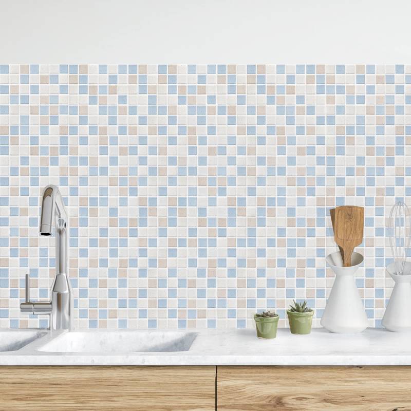 Küchenrückwand Fliesenoptik Mosaikfliesen Meersand