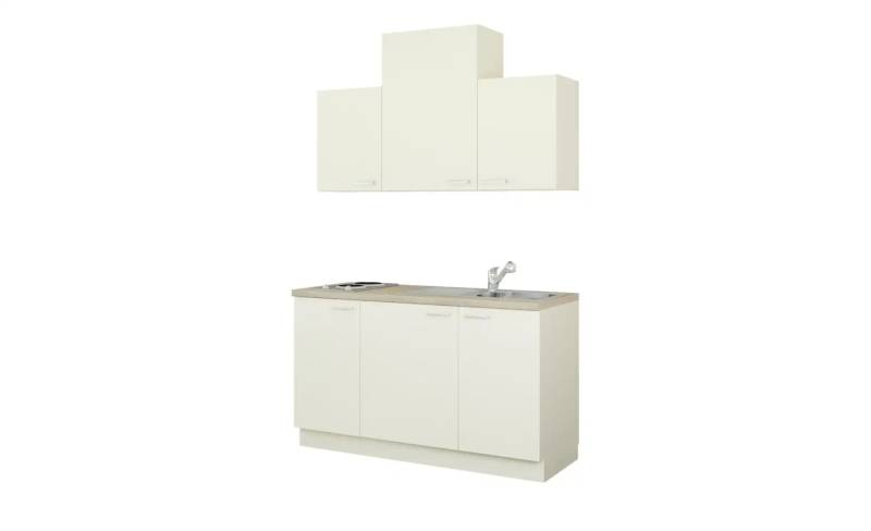 Küchenzeile mit Elektrogeräten   ¦ creme ¦ Maße (cm): B: 150 Küchen > Küchenblöcke mit E-Geräten - Möbel Kraft