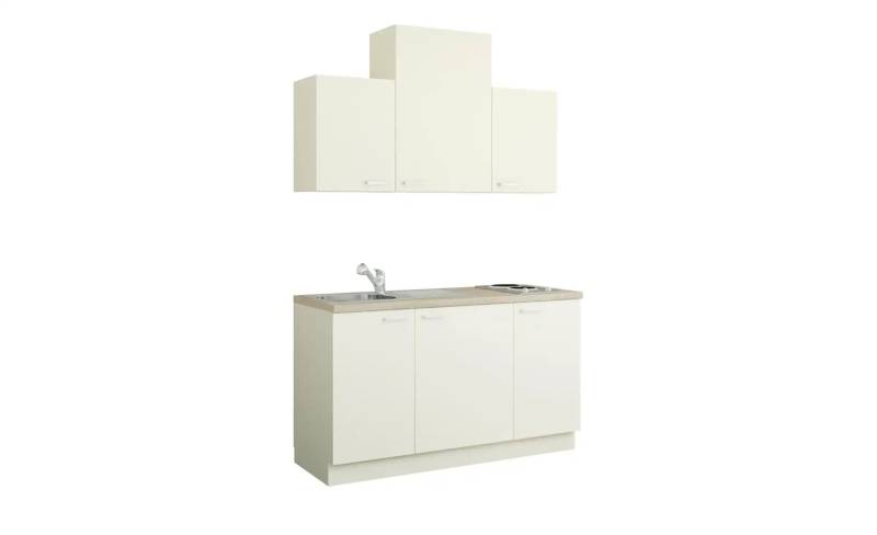 Küchenzeile mit Elektrogeräten   ¦ creme ¦ Maße (cm): B: 150 Küchen > Küchenblöcke mit E-Geräten - Möbel Kraft