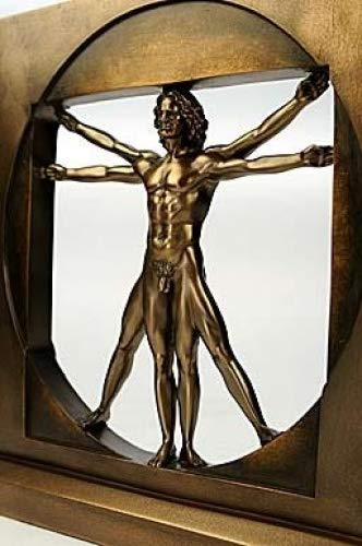Kulturen der Welt Griechische und Römische Götter Figur " Der Vitruvianische Mensch " Da Vinci von Veronese Design