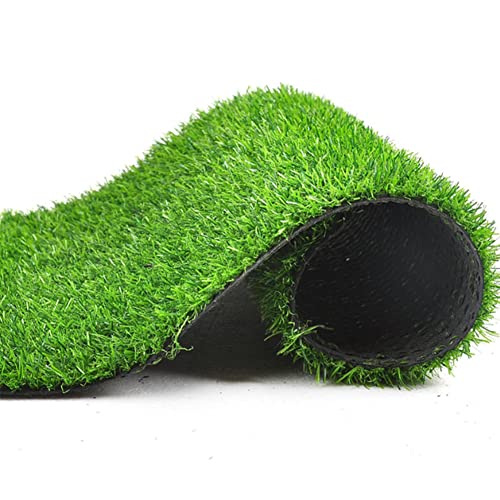Kunstrasen Astro Turf 1 X 10m Kunstrasenmatten Realistischer Kunstrasen Gras-Teppich Innen Außen Haustier-Kunstgras-Rasen Selbsttrocknende Matten(Size:1M) von LIUNA
