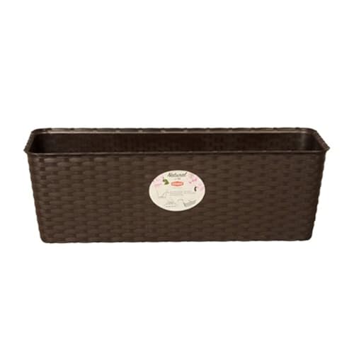 Stefanplast Blumentopf Balkon-Blumenkasten "Natural" mit Selbstbewässerungssystem 30 x 13 x 11 cm in mokka Stefanplast Blumentopf Balkon-Blumenkasten "Natural" mit Selbstbewässerungssystem 30 x 13 x 11 cm in mokka von Stefanplast