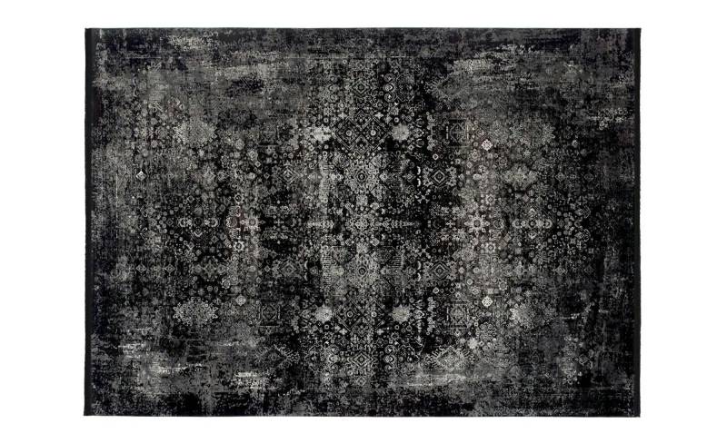 meinTeppich Kurzflorteppich  Palermo ¦ grau ¦ Synthetische Fasern ¦ Maße (cm): B: 200 H: 0,8 Teppiche > Vintage Teppiche - Höffner