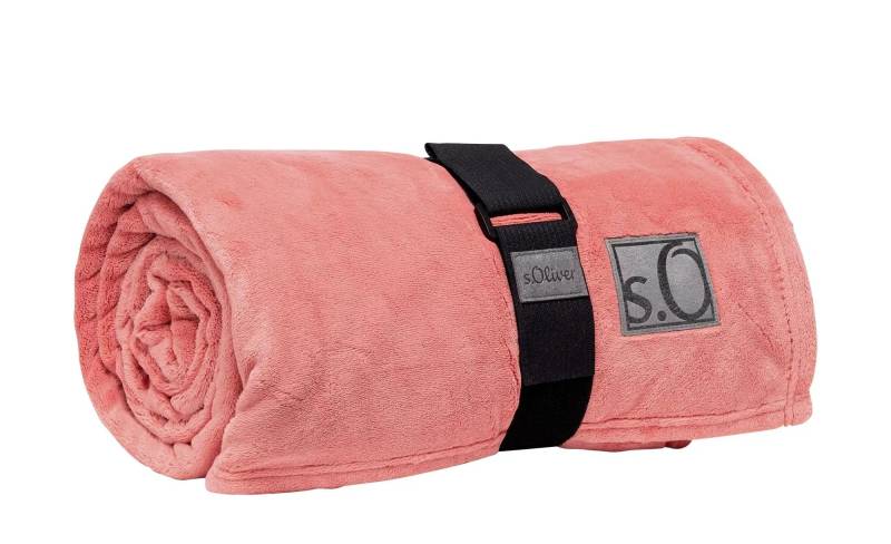 S.Oliver Kuscheldecke  Kuschelsoft ¦ rosa/pink ¦ Synthetik ¦ Maße (cm): B: 150 Heimtextilien > Kuscheldecken - Möbel Kraft