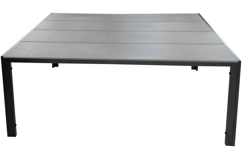 Kynast Gartentisch Aluminium 150 x 90 cm Nonwood anthrazit/hellgrau