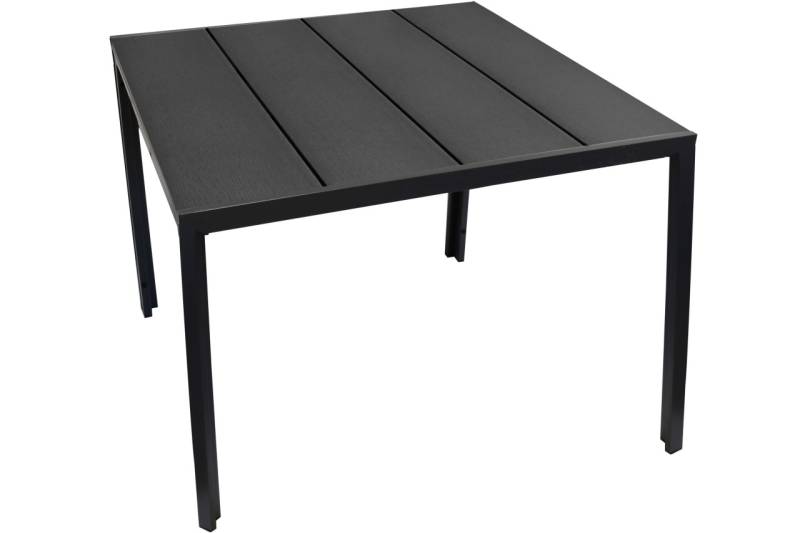 Kynast Gartentisch Aluminium 90 x 90 cm Nonwood anthrazit/schwarz