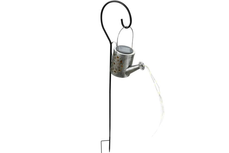 Kynast LED Solar Gießkanne inkl. Erdspieß 21 x 11 x 13/94 cm warmweiß